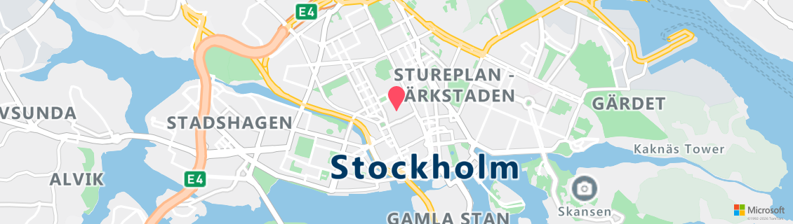 Map of the dive shop Stockholms Dykcenter