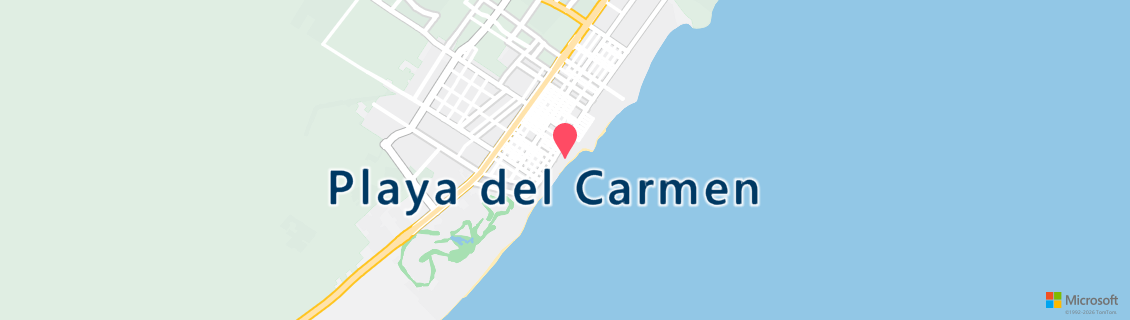 Umgebungskarte des Tauchshops Phocea Mexico Playa