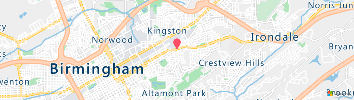 Map of the dive shop Southern Skin Divers Supply