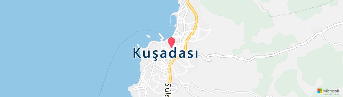 Map of the dive shop KUSADASI DIVING CENTER