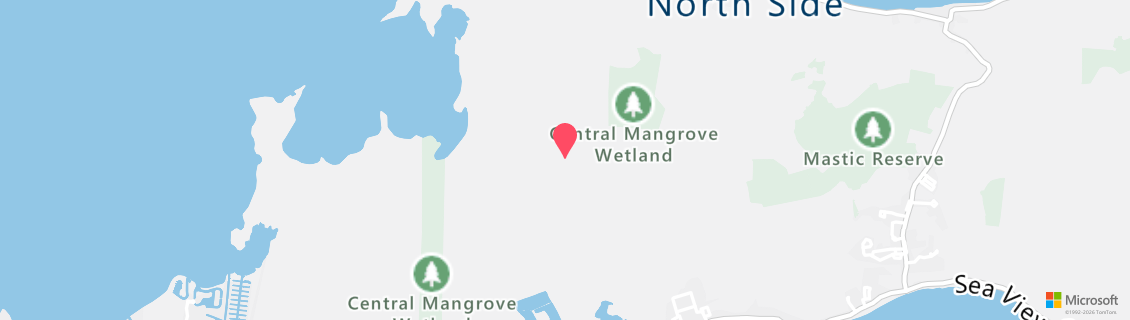 Umgebungskarte des Tauchshops Divers Down/Cayman Diving College