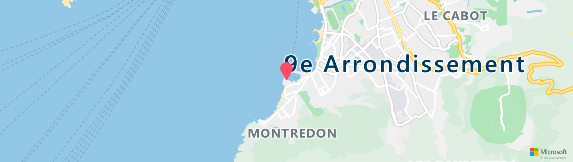 Umgebungskarte des Tauchshops DUNE MARSEILLE