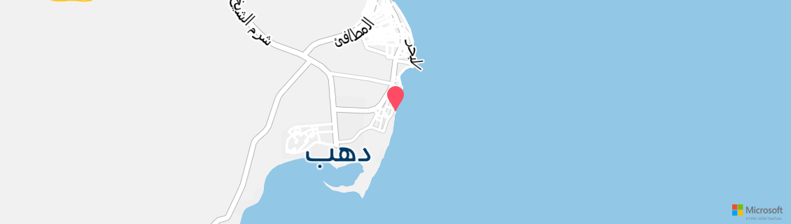 Umgebungskarte des Tauchshops Big Blue Dahab