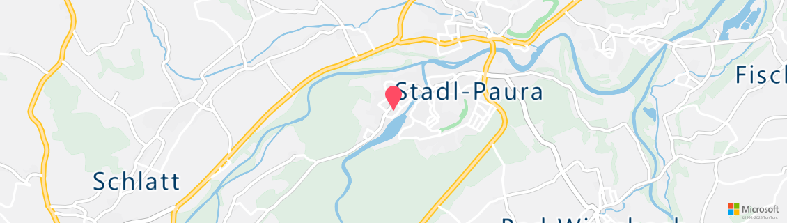 Umgebungskarte des Tauchshops Fluss- Tauchbasis Magic-Dive Traunfall