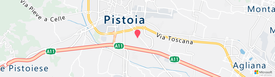 Map of the dive shop Sub Pistoia