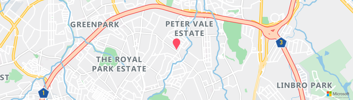 Umgebungskarte des Tauchshops Sandton Scuba