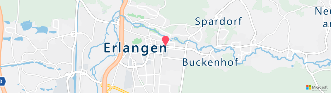 Map of the dive shop Action Sport Erlangen