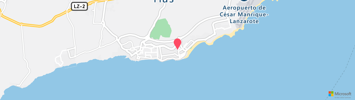 Map of the dive shop Atlantis Diving Lanzarote