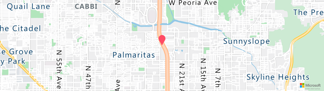 Map of the dive shop Phoenix Scuba